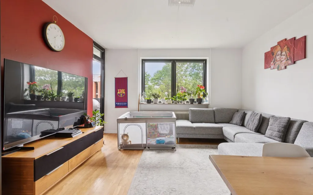 Living Room - Apartment with Garden Access in Kastrup