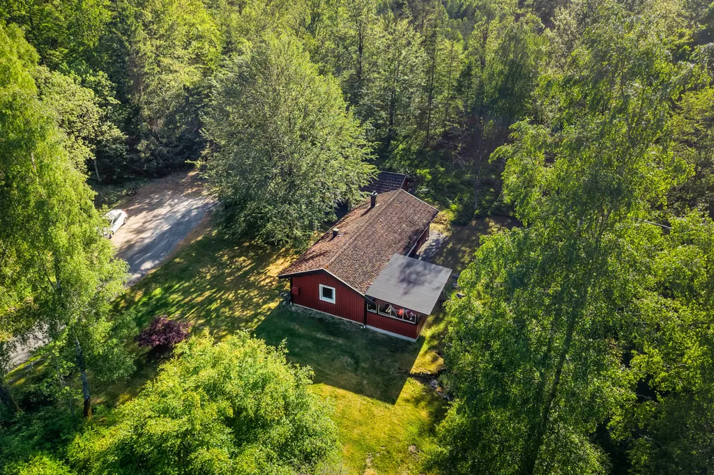 Õhuvaade - 1-Storey Holiday Home with Pool in Skåne