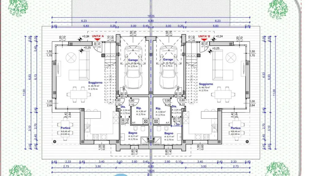 Plan - New Villa with Private Garden in Albignasego