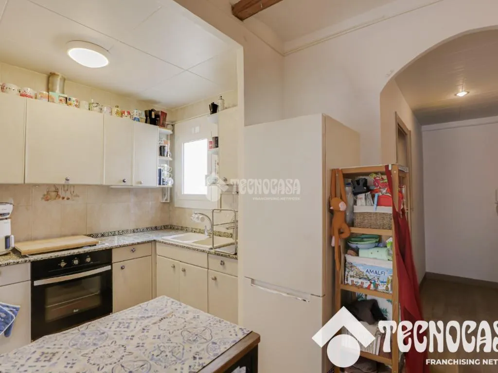 Köök - Charming Flat with Terrace in Sants - Montjuïc