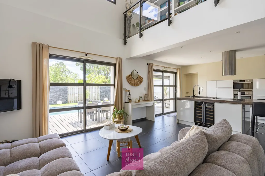 Séjour - Villa Contemporaine avec Piscine entre Terre et Mer