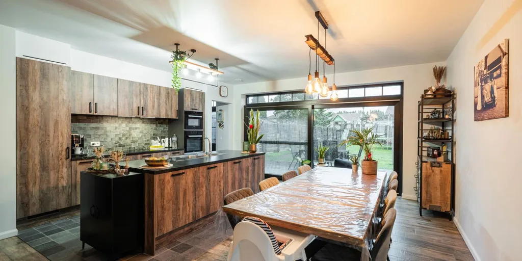 Cuisine - Maison Moderne avec Terrasse à Beerse