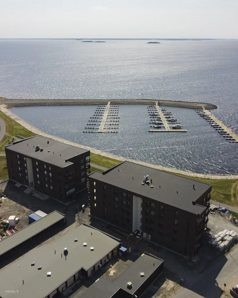 Õhuvaade - Modern Apartment with Sea View in Oulu