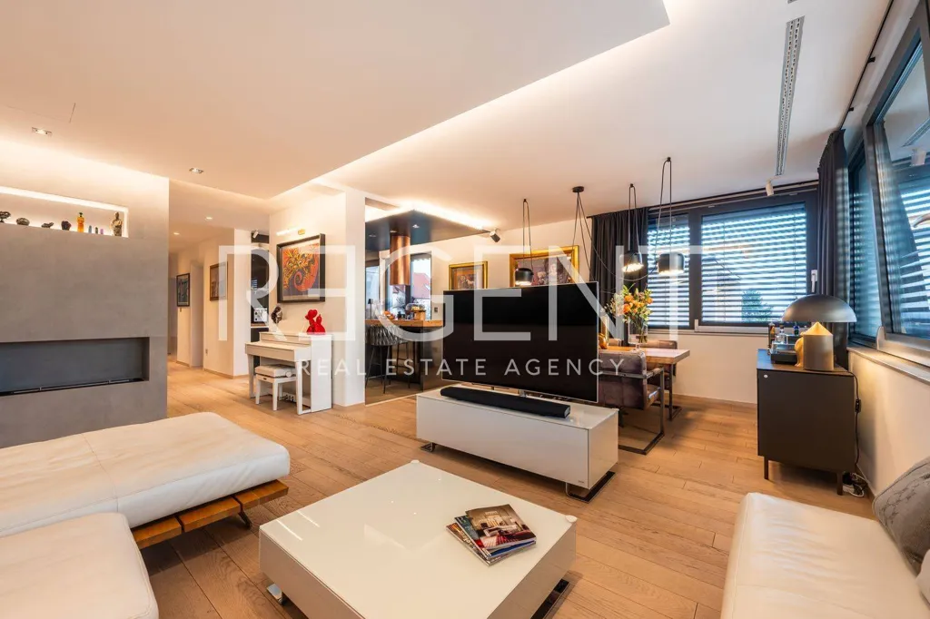 Séjour - Luxury Penthouse with Panoramic Terrace in Zagreb