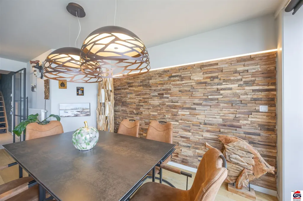 Sala da pranzo - Luxury Duplex with Sea View on Zeedijk, Westende