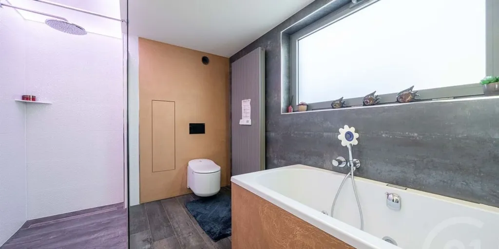 Salles de bain - Maison avec vue sur champs à Betekom