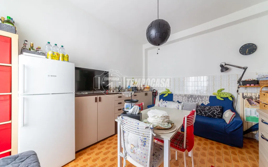 Köök - Two-Bedroom Flat with Balcony in Milan