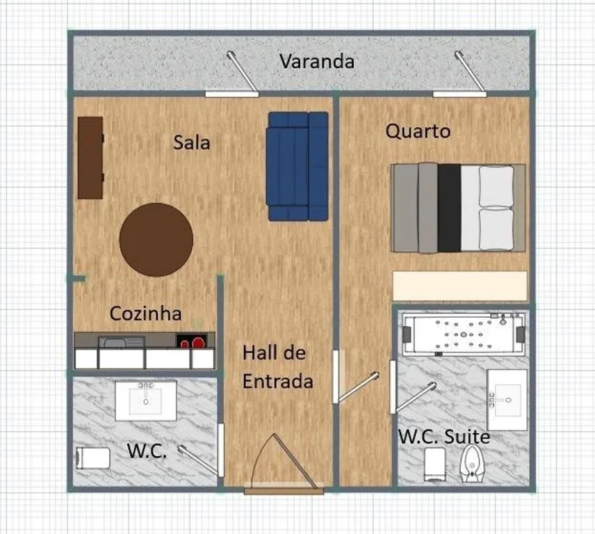Plaan - 1-Bedroom Apartment with Balcony in Lisbon