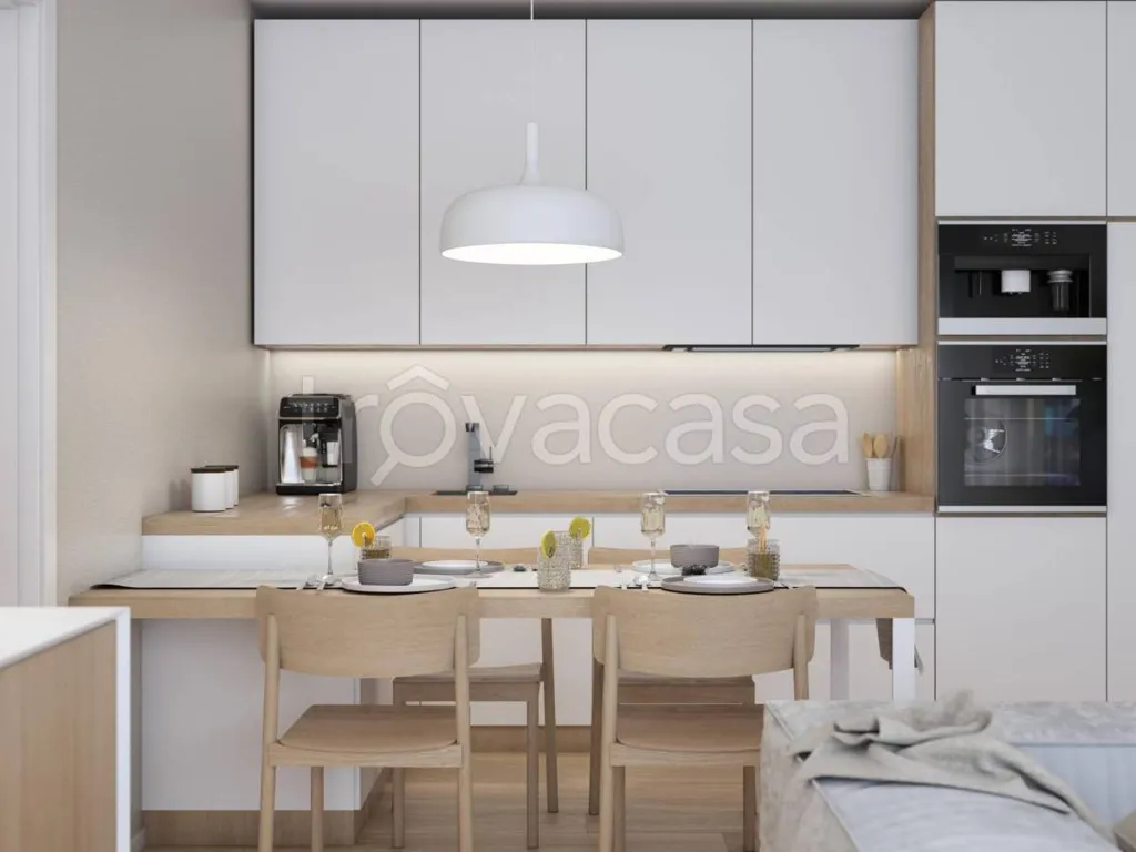 Cuisine - Newly Constructed Flat with Garden in Bregnano