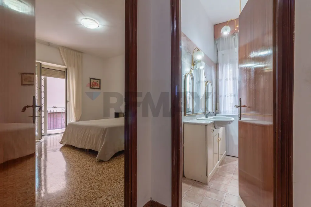 Bedrooms - Apartment with Balconies in Cappuccini, Viterbo