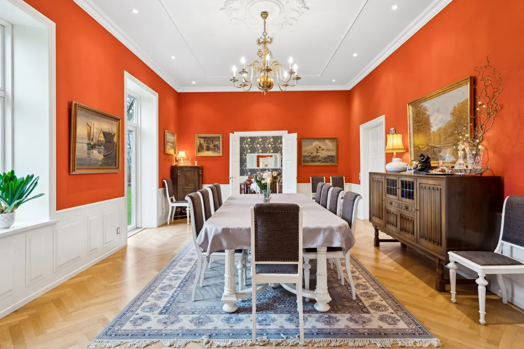 Dining Room - Historic Manor with Garden in Midtsjælland