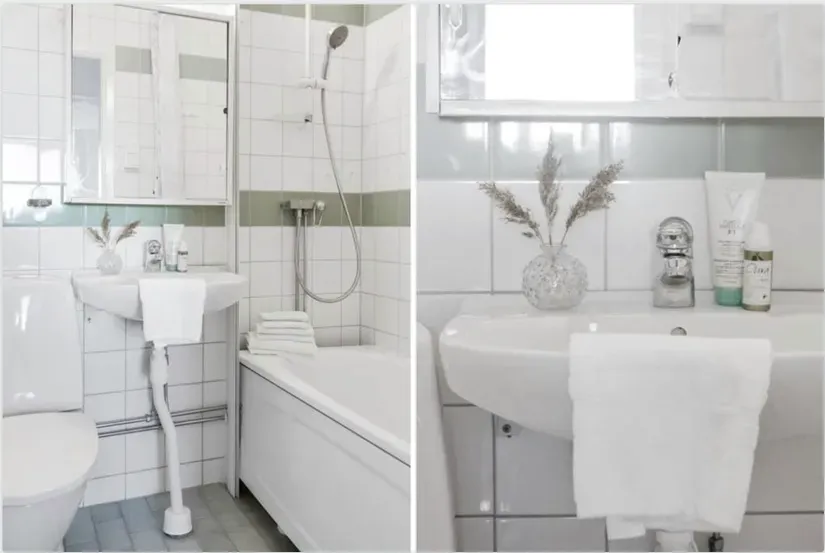 Salles de bain - Apartment with Balcony in Skåne