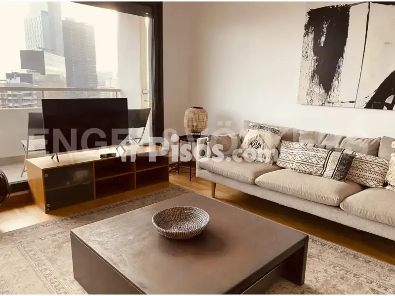 Séjour - Furnished Apartment with Balcony in Sant Martí