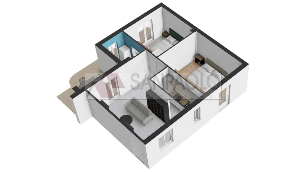 Plan - Spacious 3-Bedroom Apartment in Alba