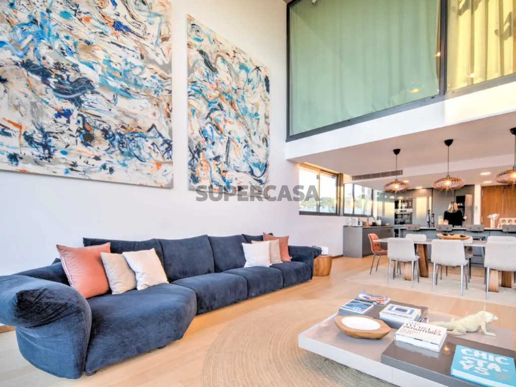Living Room - Modern Villa with Sea View in Troia Resort
