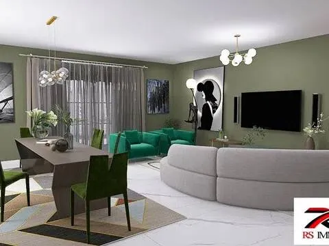 Soggiorno - Spacious Apartment with Balconies in Caserta