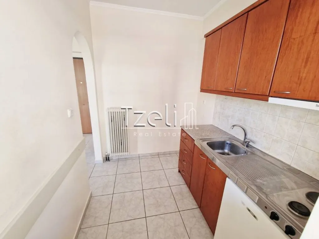 Kitchen - Front-Facing Studio Apartment in Patras