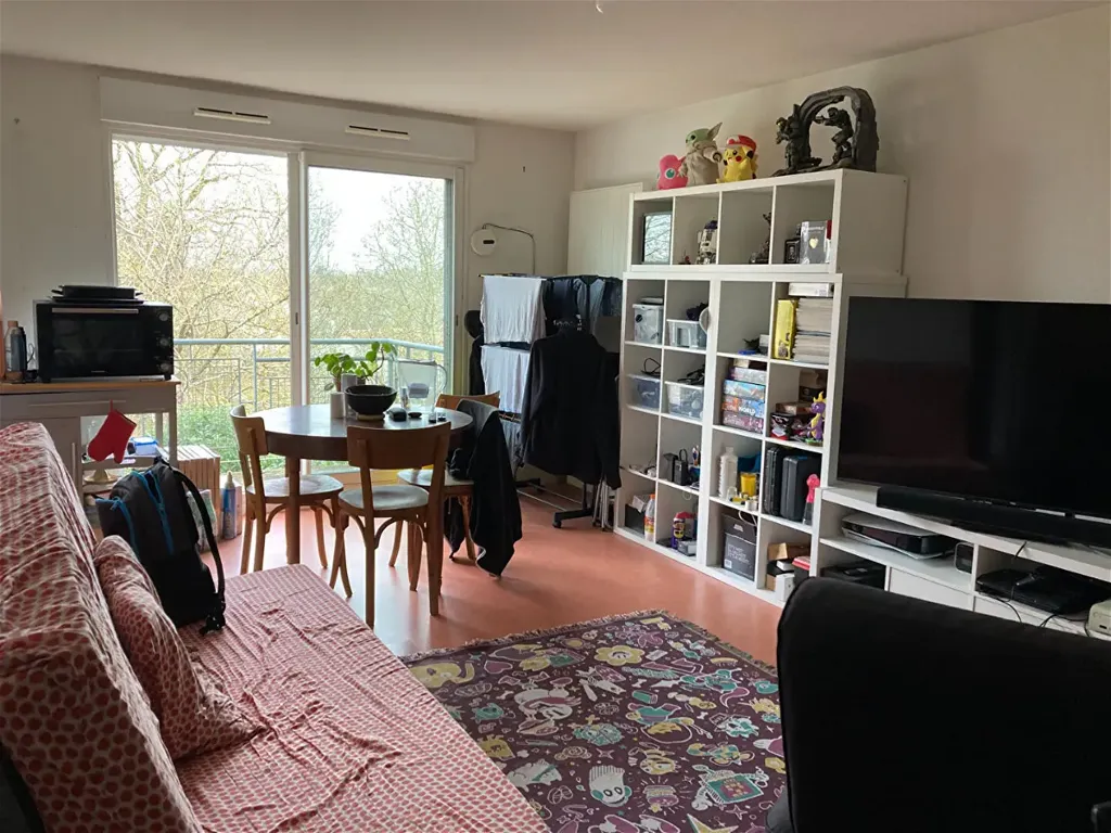 Salón - 2-Bedroom Apartment with Balcony in Poitiers