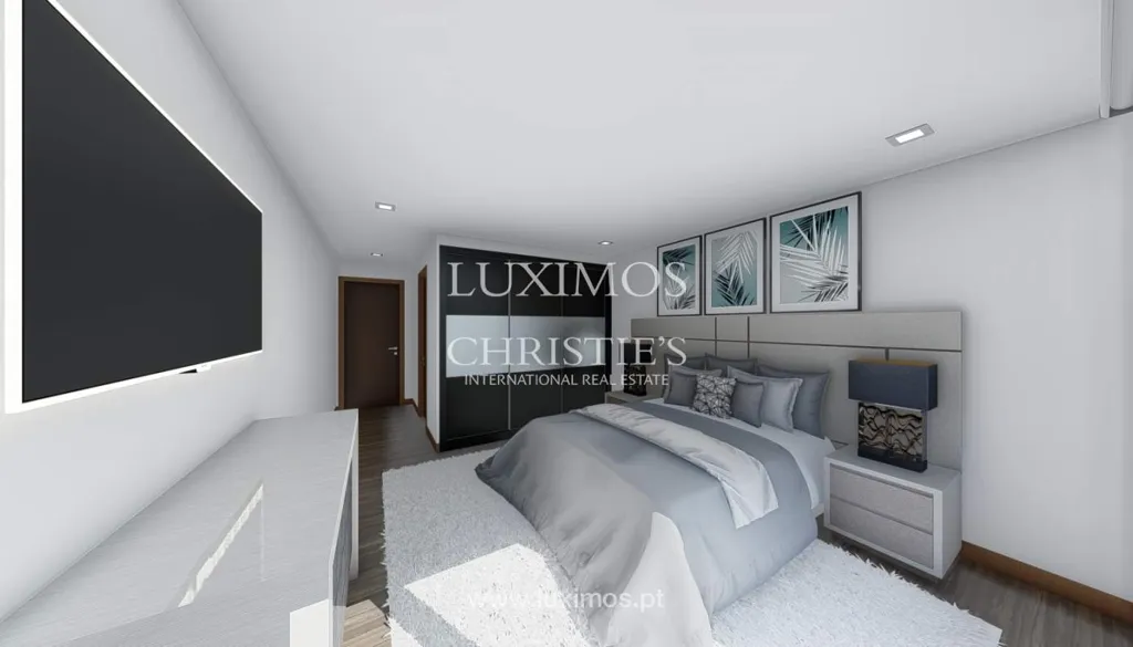 Bedrooms - Construction Project with Modern Design in Alcantarilha
