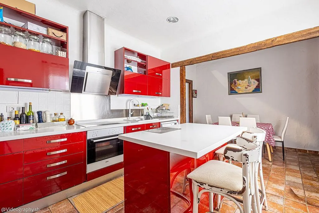 Köök - Semi-detached House with Pool in Valdepeñas