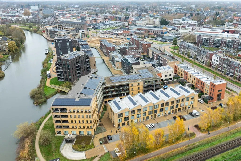 Vue aérienne - Luxury Waterfront Apartment in Doetinchem
