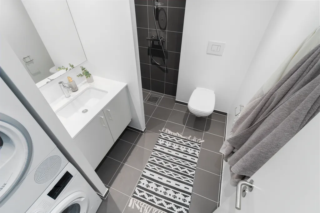 Salles de bain - Apartment with Skyline View in Copenhagen S