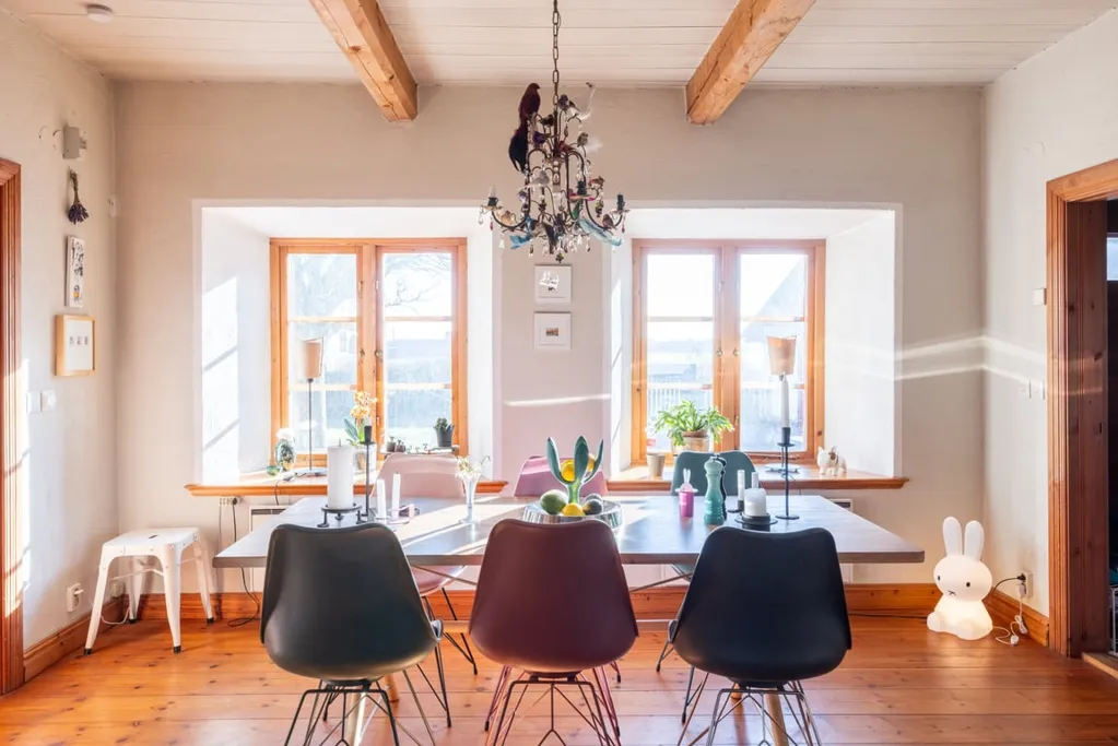 Söögituba - Scandi Farmhouse with Pool and Views in Ystad