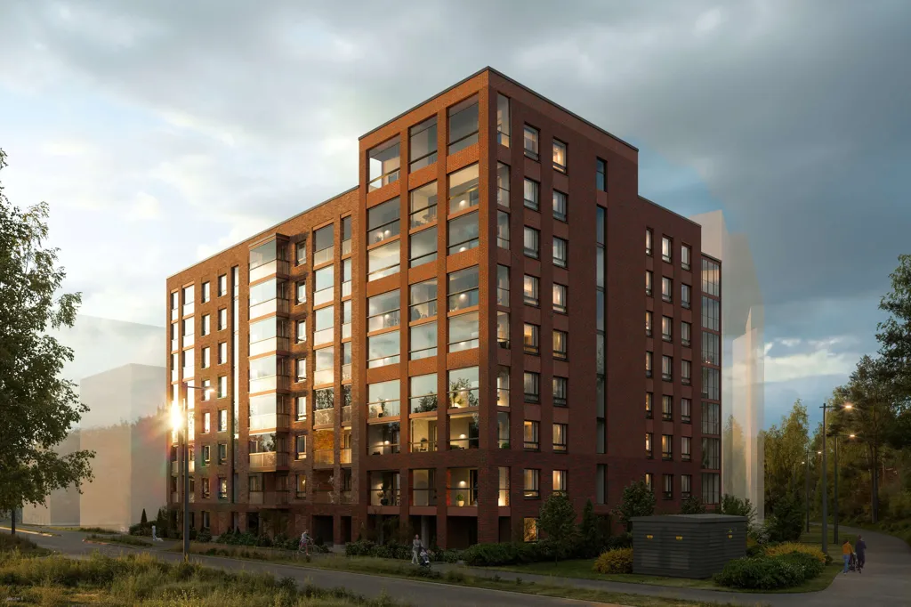 Välivaade - Modern Apartment with Glazed Balcony in Niittykumpu