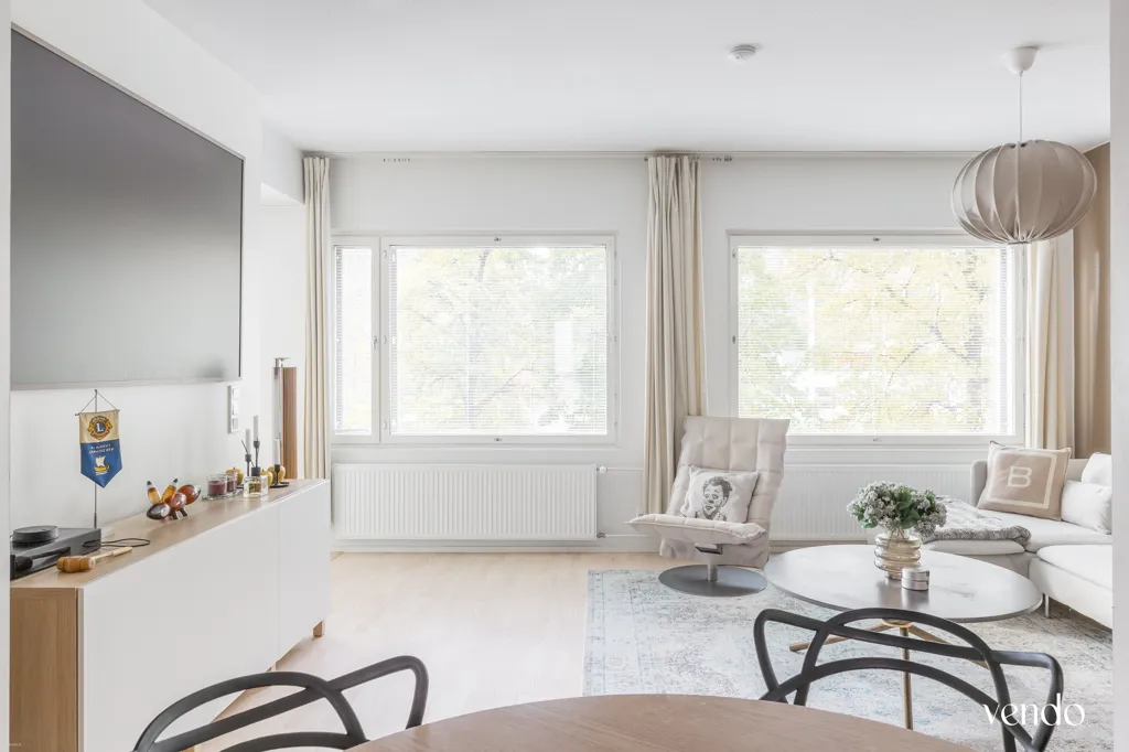 Séjour - Modern Apartment with Balcony in Vanha Munkkiniemi