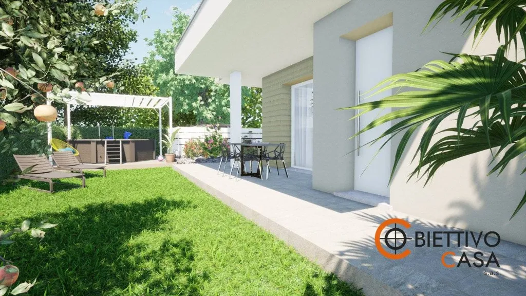 Modern Villa with Private Garden in Massanzago