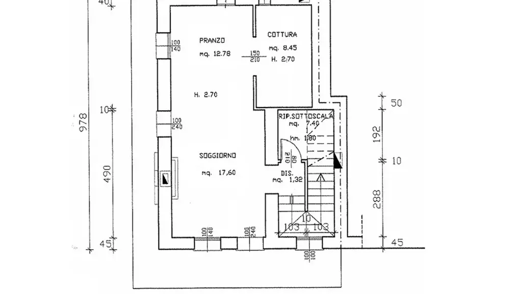 Floor Plan - Rustic Property with Mountain View in Teolo