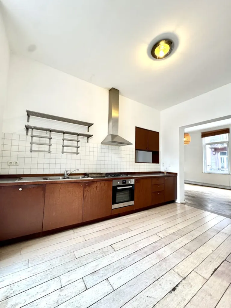 Cucina - Triplex with Terrace in Ixelles, Brussels