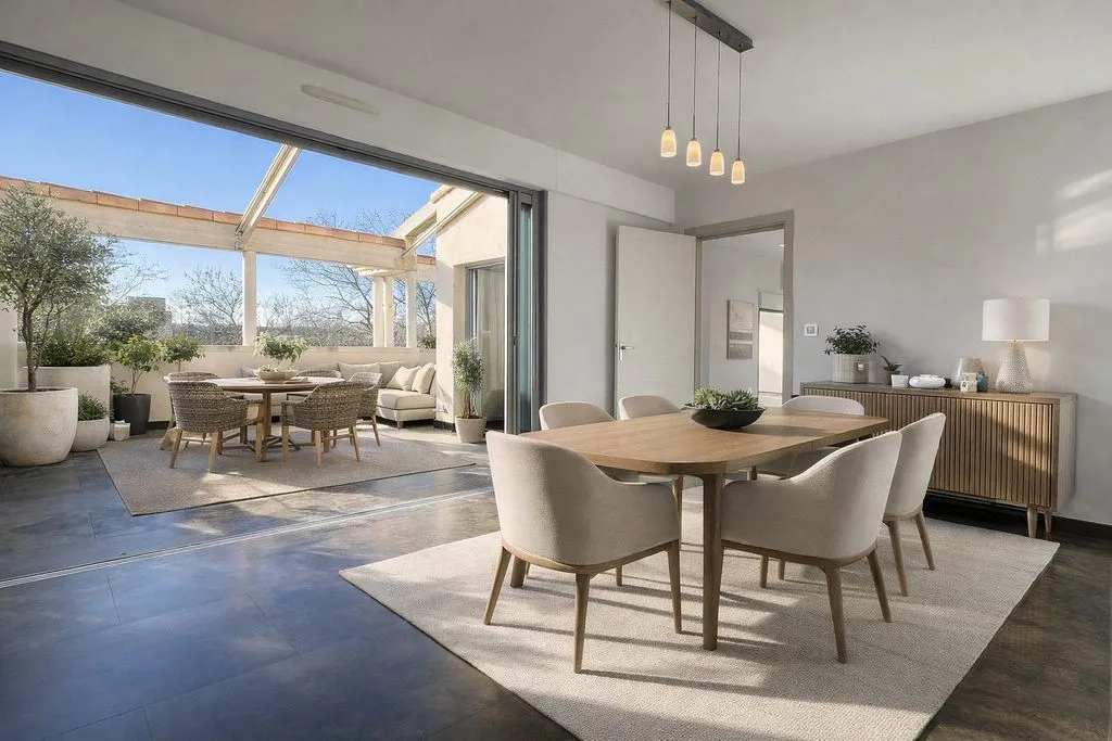 Söögituba - Luxury Flat with Energy Efficiency in Nîmes