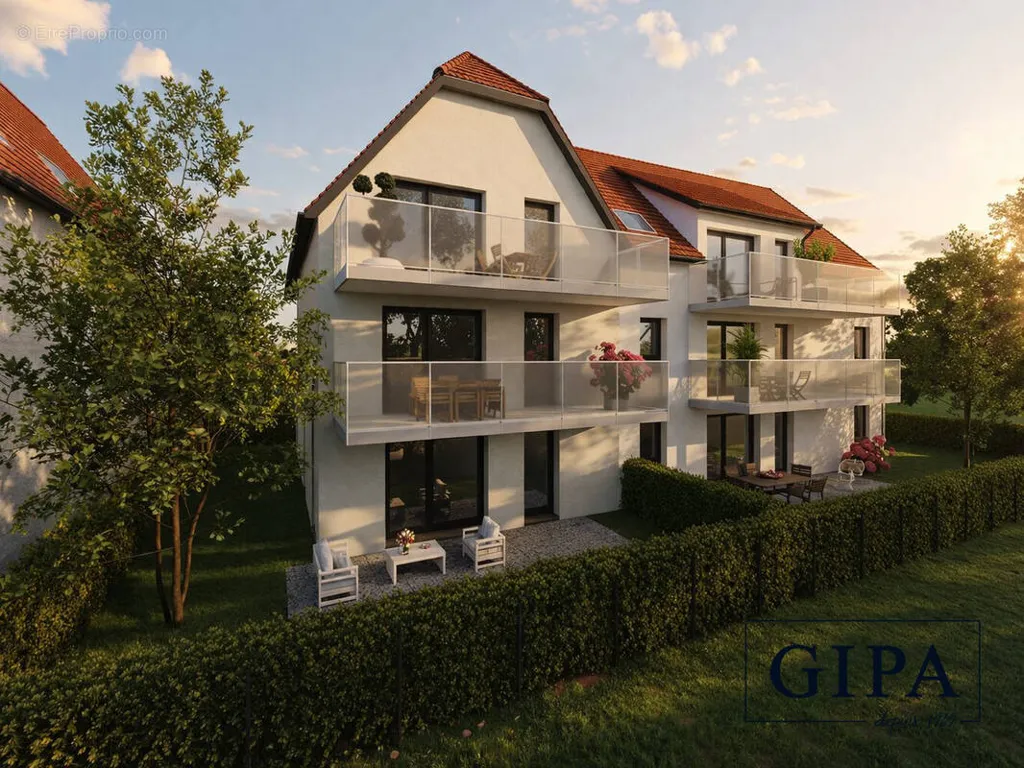 Extérieur - Appartement avec Balcon à Oberschaeffolsheim
