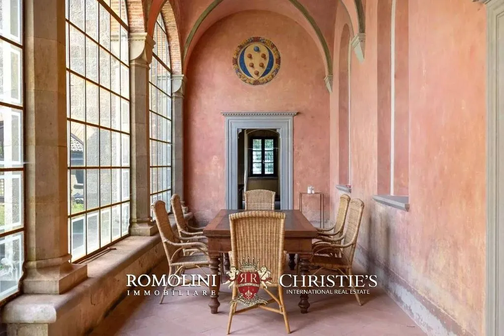 Salle à manger - Neo-Gothic Castle with Park in Reggello, Tuscany