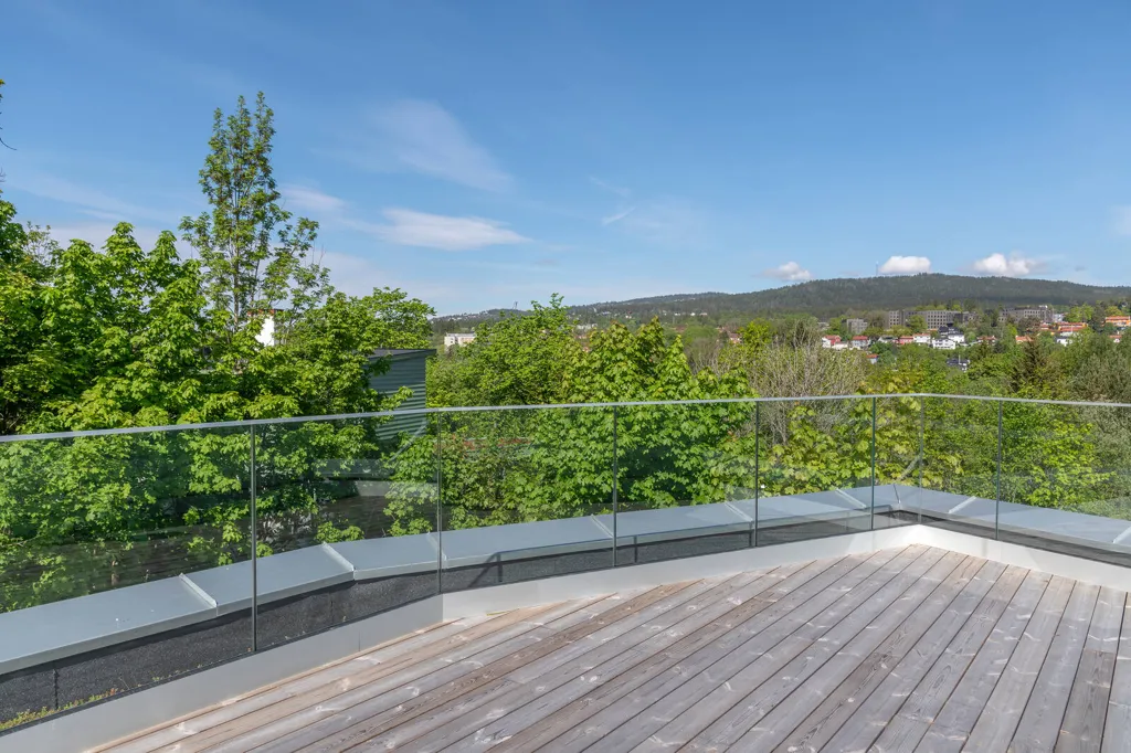 Balcon - Modern Villa with Forest View in Oslo