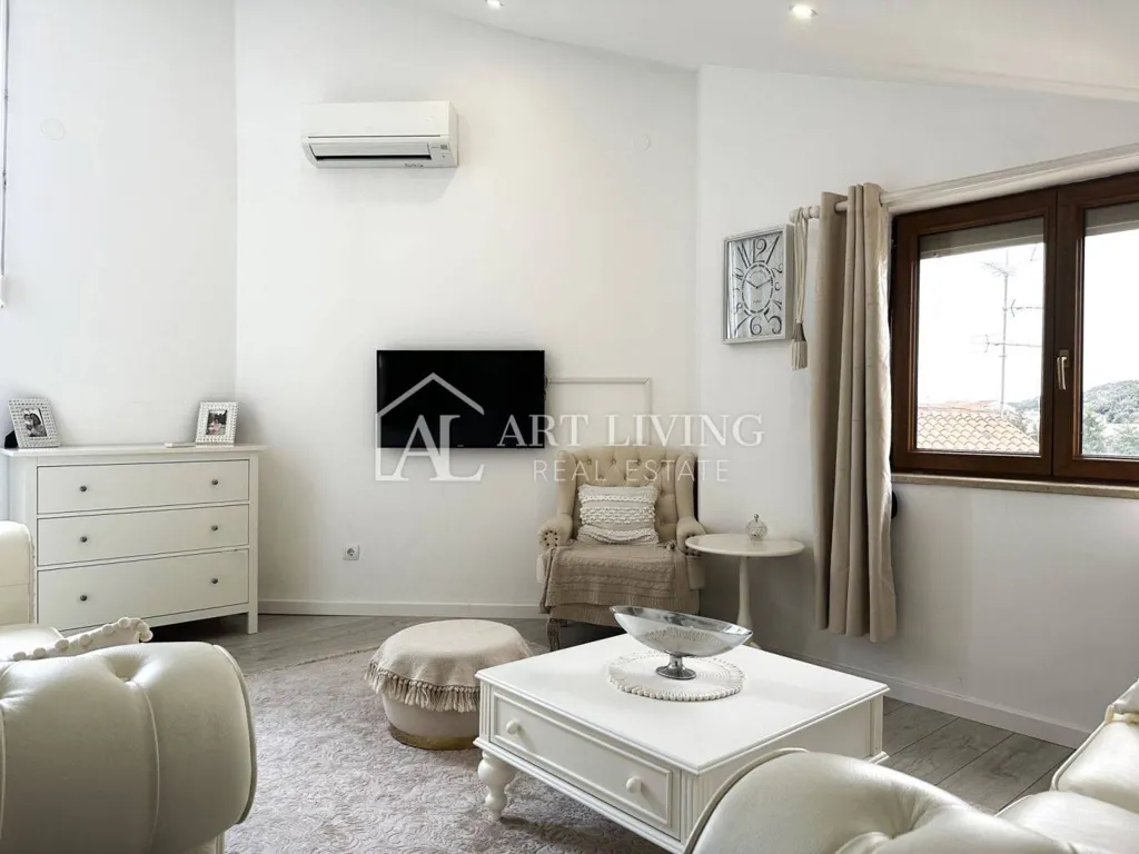 Séjour - Two-Bedroom Apartment with Sea View in Vrsar