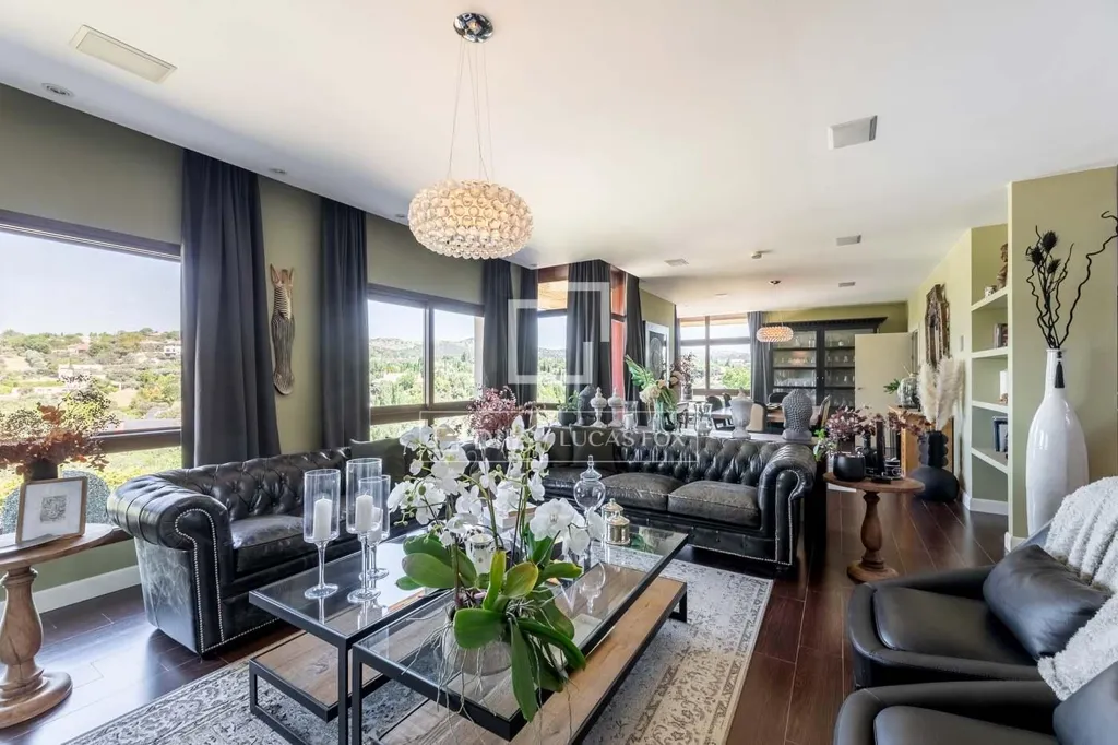 Séjour - Villa with Panoramic Views in Las Rozas