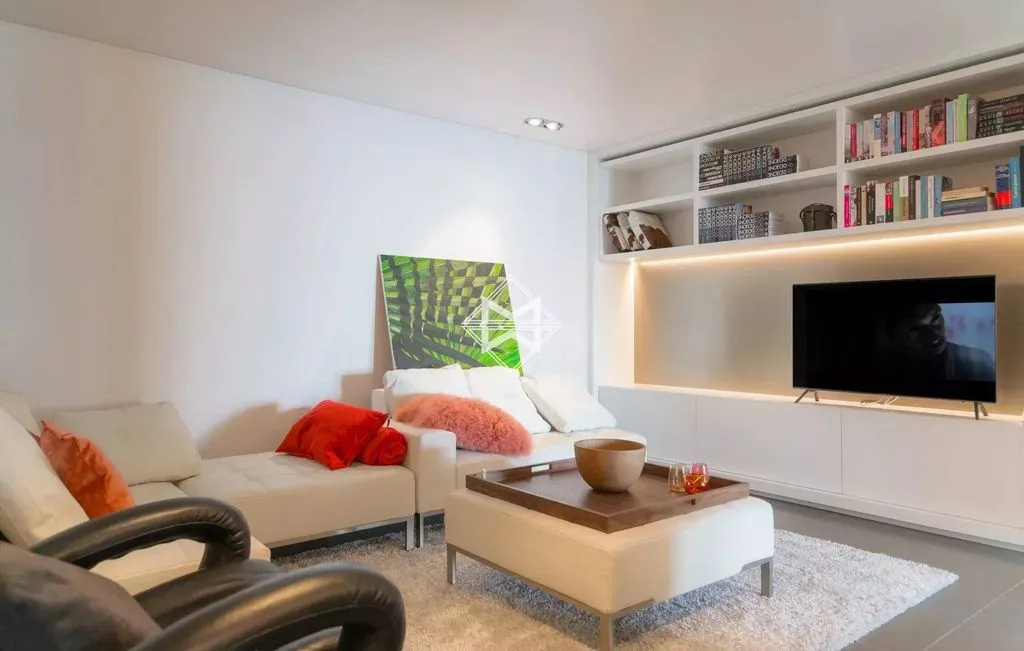 Séjour - Villa contemporaine avec vue mer à Grimaud