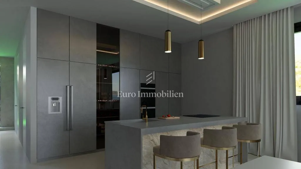 Cucina - Luxury Villa with Infinity Pool in Starigrad