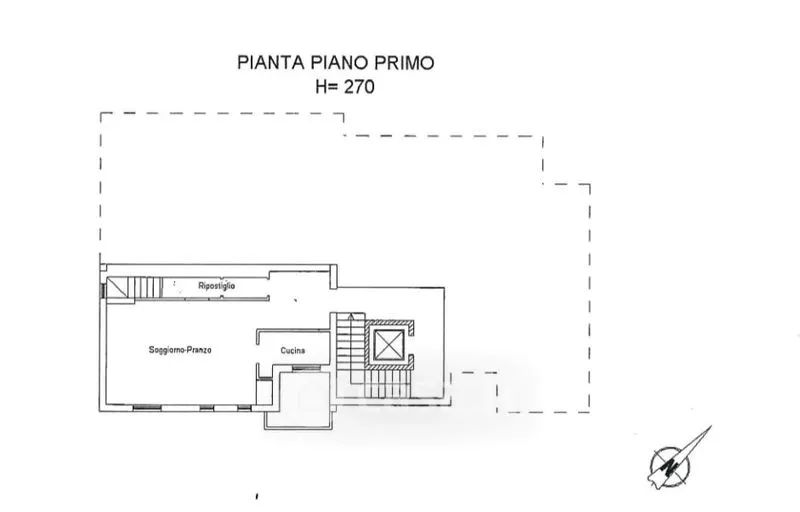 Plaan - Trilocale with Balcony in Foligno