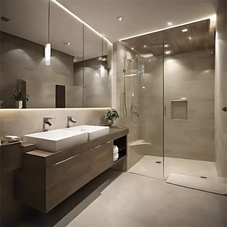 Bathrooms - Luxury Apartment with Balcony in Colombes