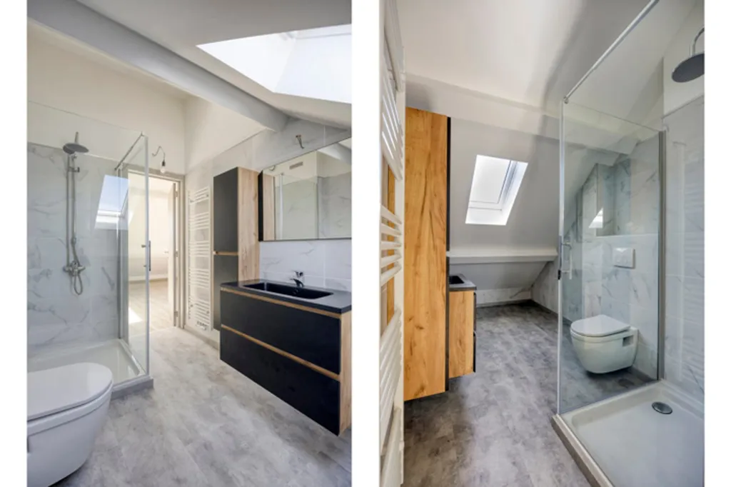 Salles de bain - Nouveau Triplex avec Terrasse et Jardin à Wemmel