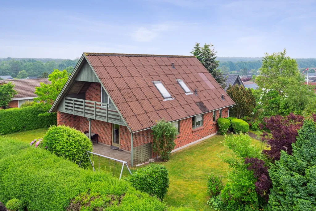 Vista aerea - Detached Villa with Garden in Viborg