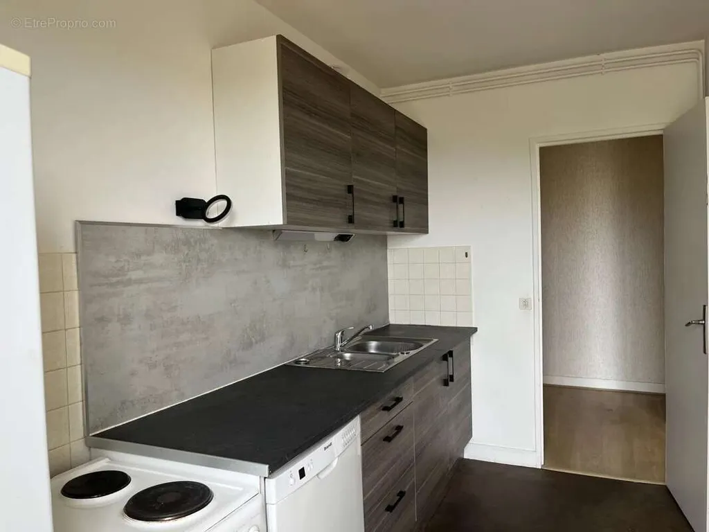 Köök - Duplex Flat with Terrace in Cabourg