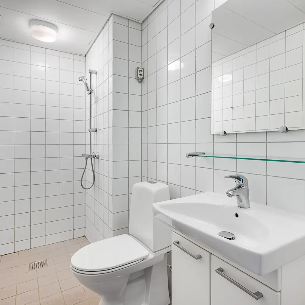 Salles de bain - Apartment with Balcony in Randers NV