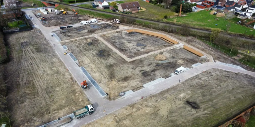 Õhuvaade - New Build Project with Open Homes in Evergem