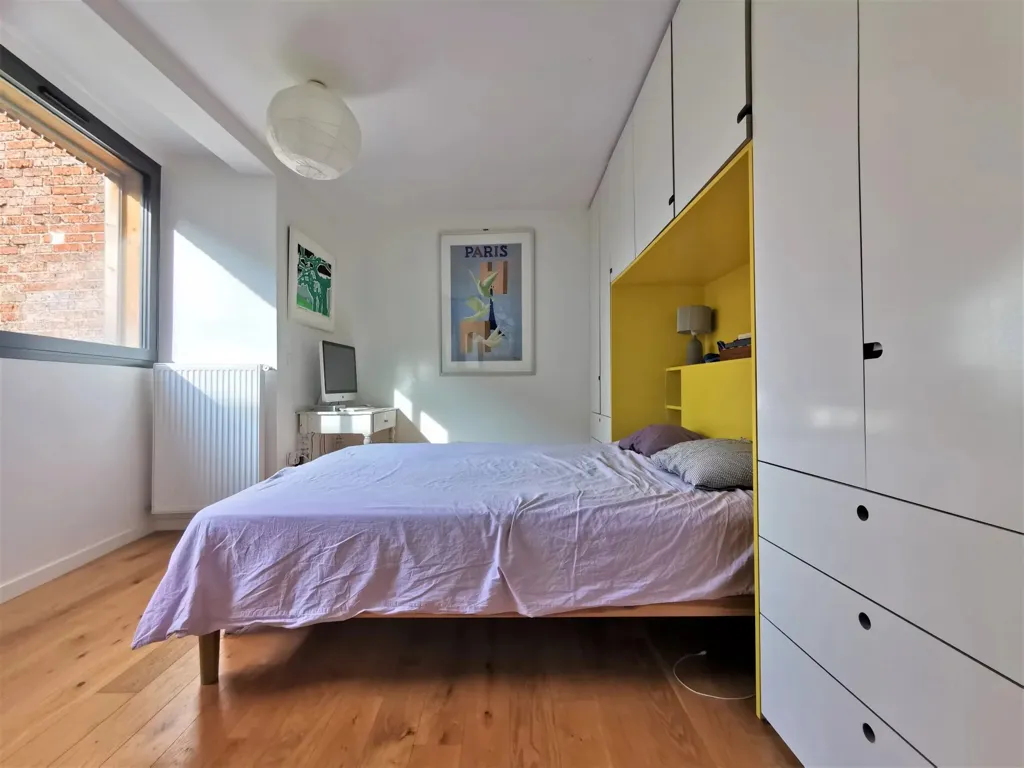 Camere da letto - Architect-Designed Duplex with Terrace in Belleville