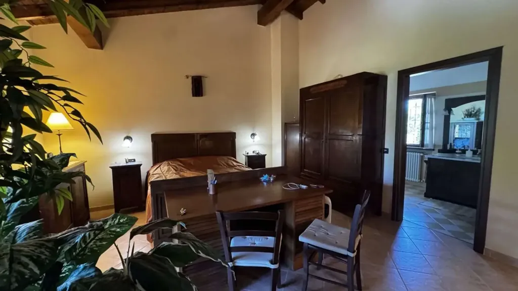 Salle à manger - Rustic-Style House with Large Garden in Oviglio
