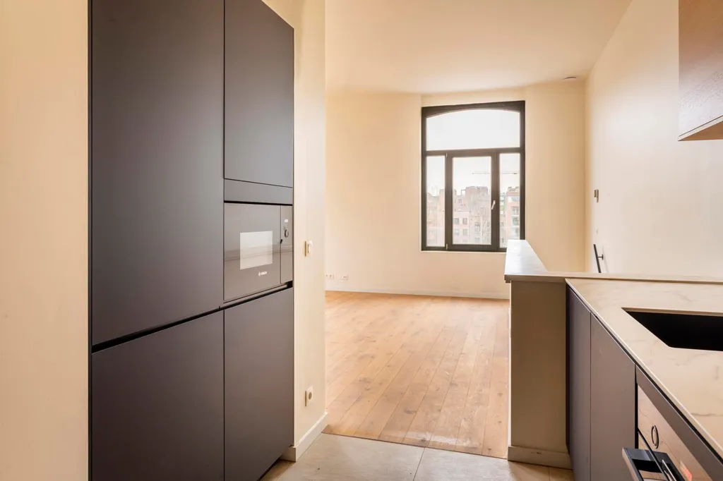 Köök - Luxury Duplex with Park View in Antwerp